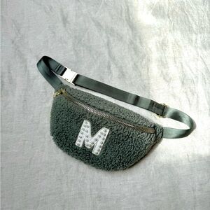Stoney Clover Lane Cozy Sherpa Fanny Pack with Patch